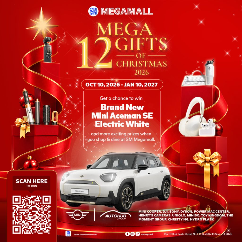 SM Megamall Kicks Off Mega Holidays 2026 with A Royal Christmas Musical and Festive Treats 4 Mega 12 Gifts of Christmas