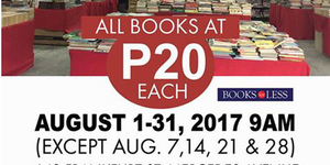 Get Your Next Favorite Read for Only P20 at the Books For Less Warehouse Sale This August