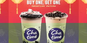 Score Your Buy 1 Get 1 Milk Tea From Chatime