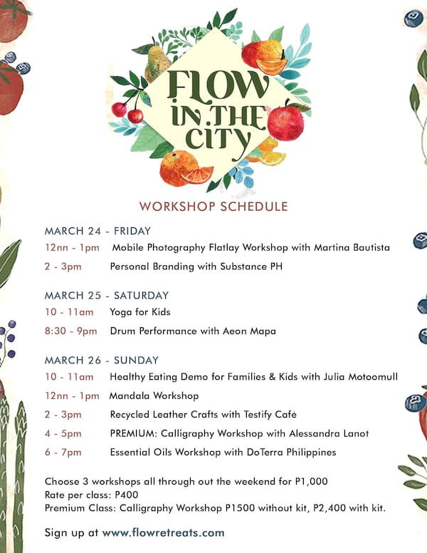 Flow in the City Sched