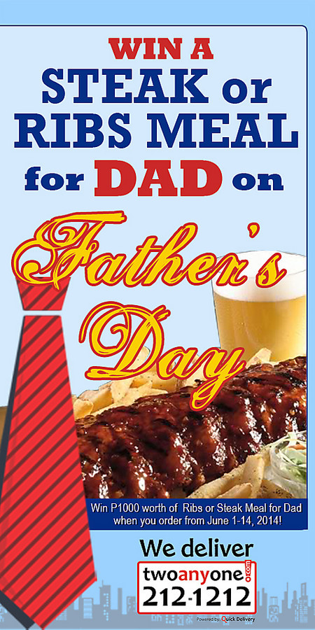 food delivery for father's day