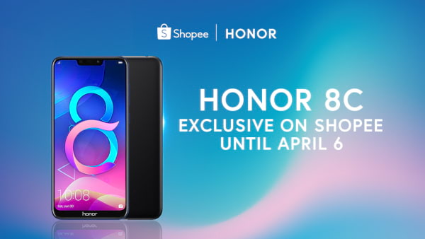 Honor 8C exclusive to Shopee