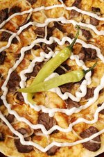 Cafe Mediterranean - Kebab Pizza