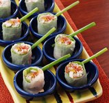 Fresh Smoked Fish Spring Rolls