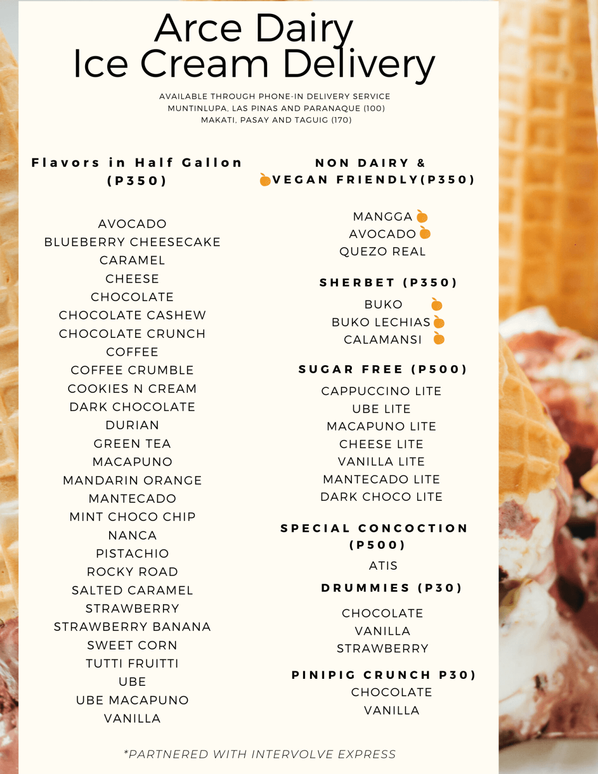 Here's How to Get an Arce Dairy Ice Cream Delivered to Your Home