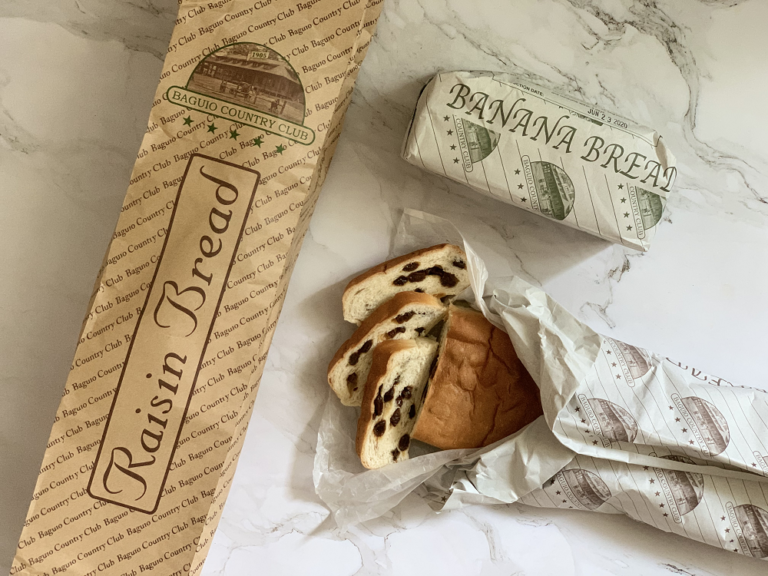 Baguio Country Club Raisin Bread and Banana Bread, Now Available in