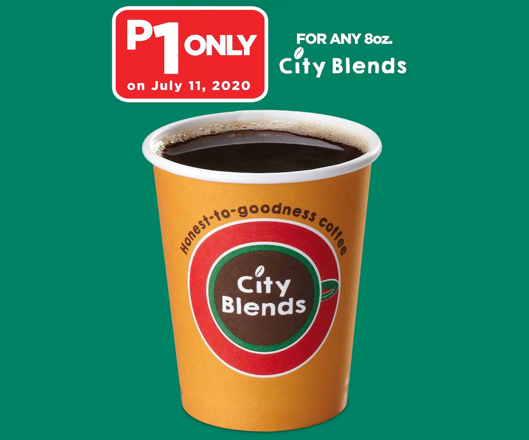 One Peso City Blends Coffee at 7Eleven await you on 711Day