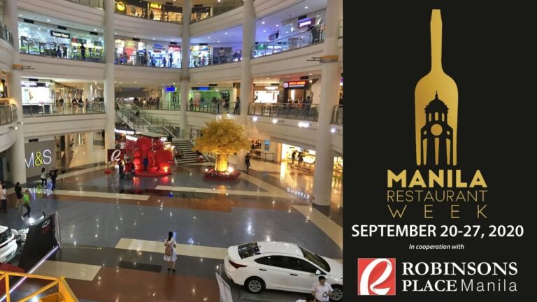 Robinsons Place Manila Joins Manila Restaurant Week