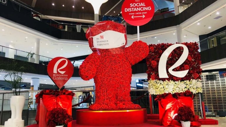 This Life-Size Bear at Robinsons Galleria Reminds Us to Be Responsible Amid COVID-19
