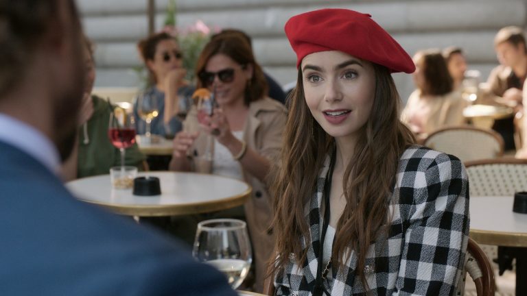 Lily Collins as Emily in Emily in Paris
