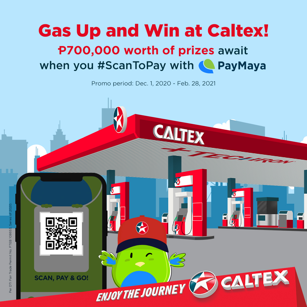 Paymaya QR promo with Caltex
