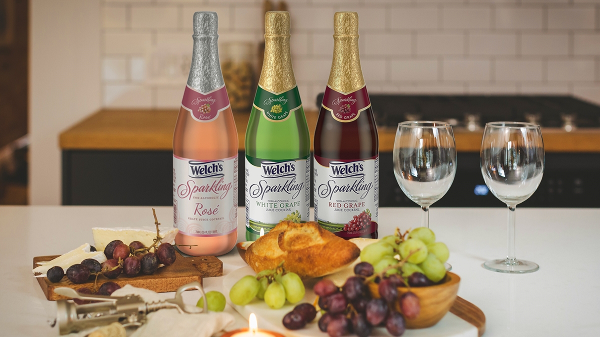 Have a Sparkling Valentine's Day with Welch's AlcoholFree Sparkling