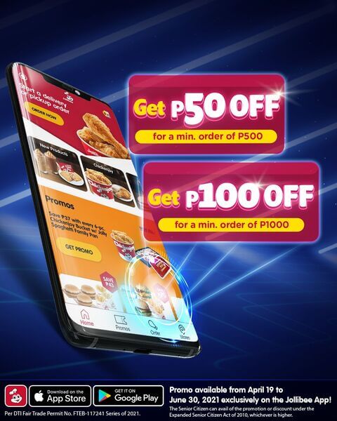 Jollibee App promo