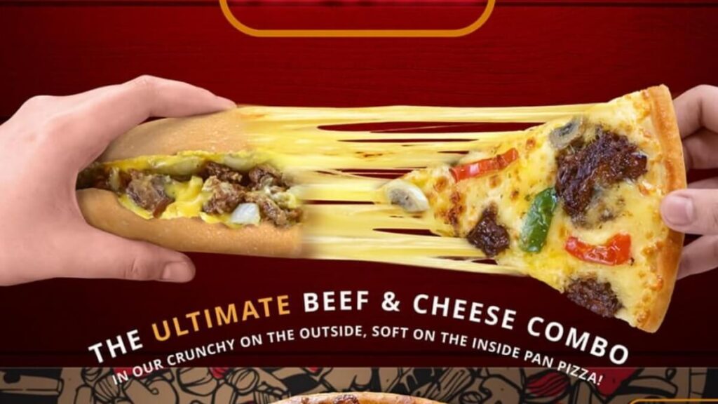 Pizza Hut's Iconic Beef & Cheese Combo Sandwich is Now a Pan Pizza