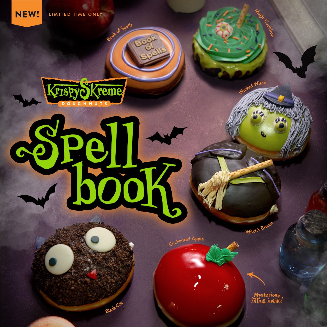 Enter the world of Krispy Kreme this Halloween with the Spell Book