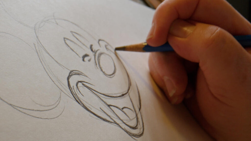 Mickey The Story of a Mouse Disney animator Eric Goldberg draws an original Mickey. Credit Mortimer Productions