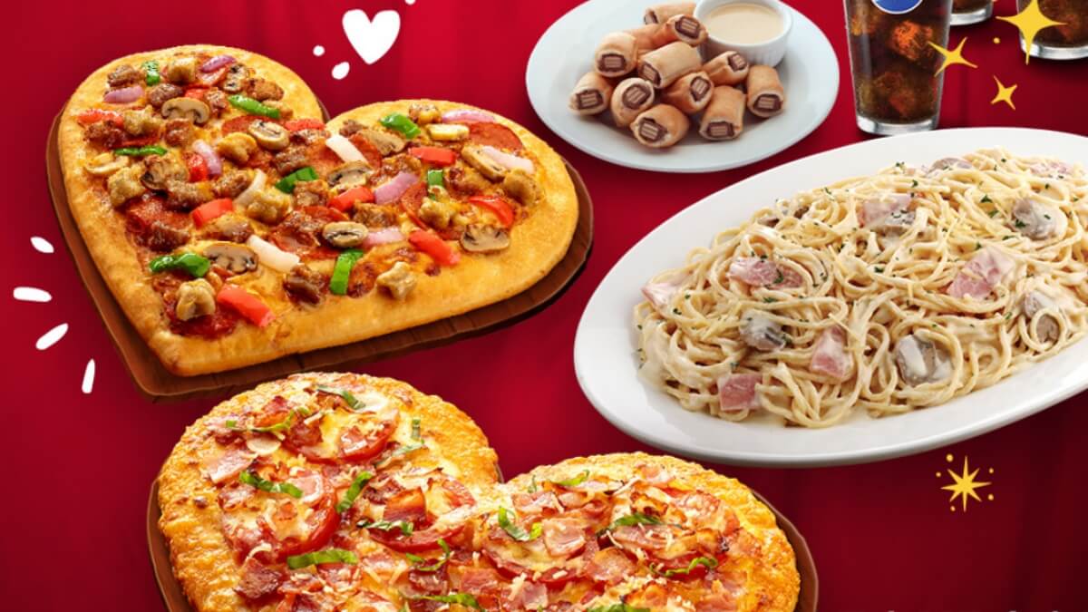 Celebrate Valentine's Month with HeartShaped Pizzas from Pizza Hut