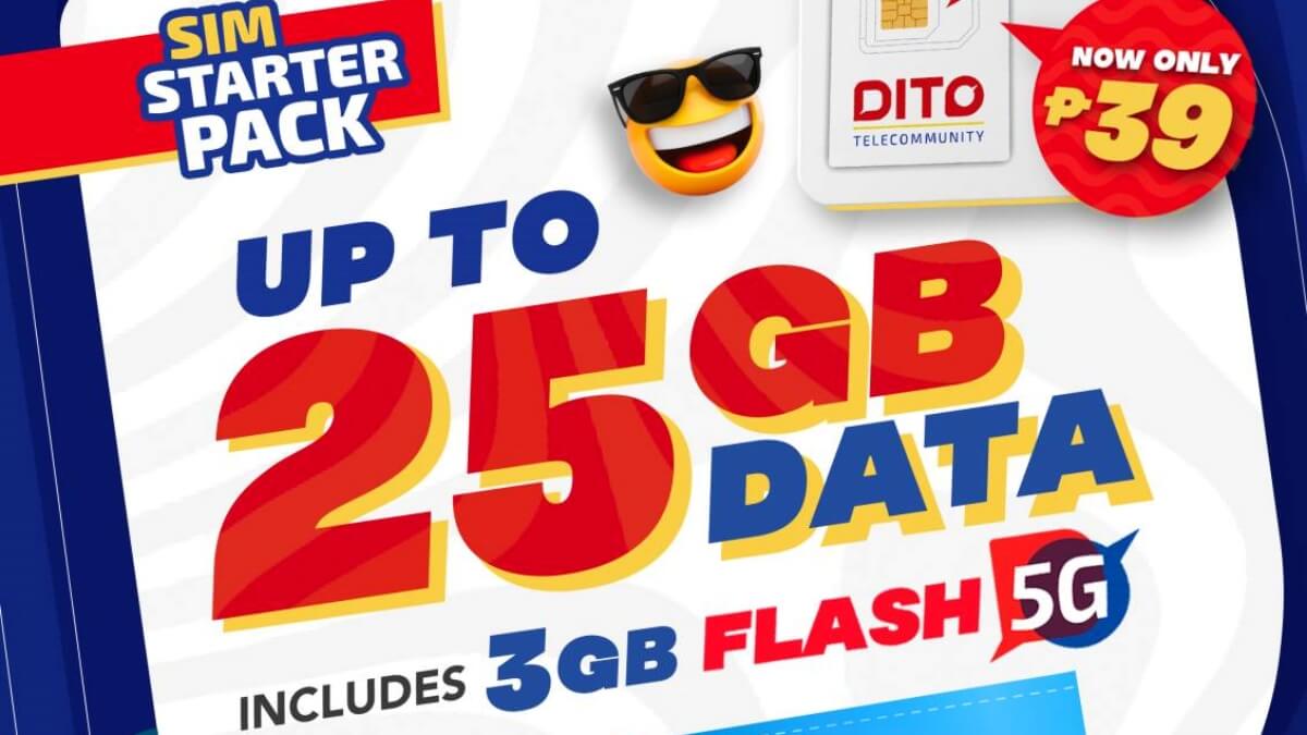 Enjoy Up to 25GB Bonus AllAccess Data with DITO SIM Starter Packs ClickTheCity