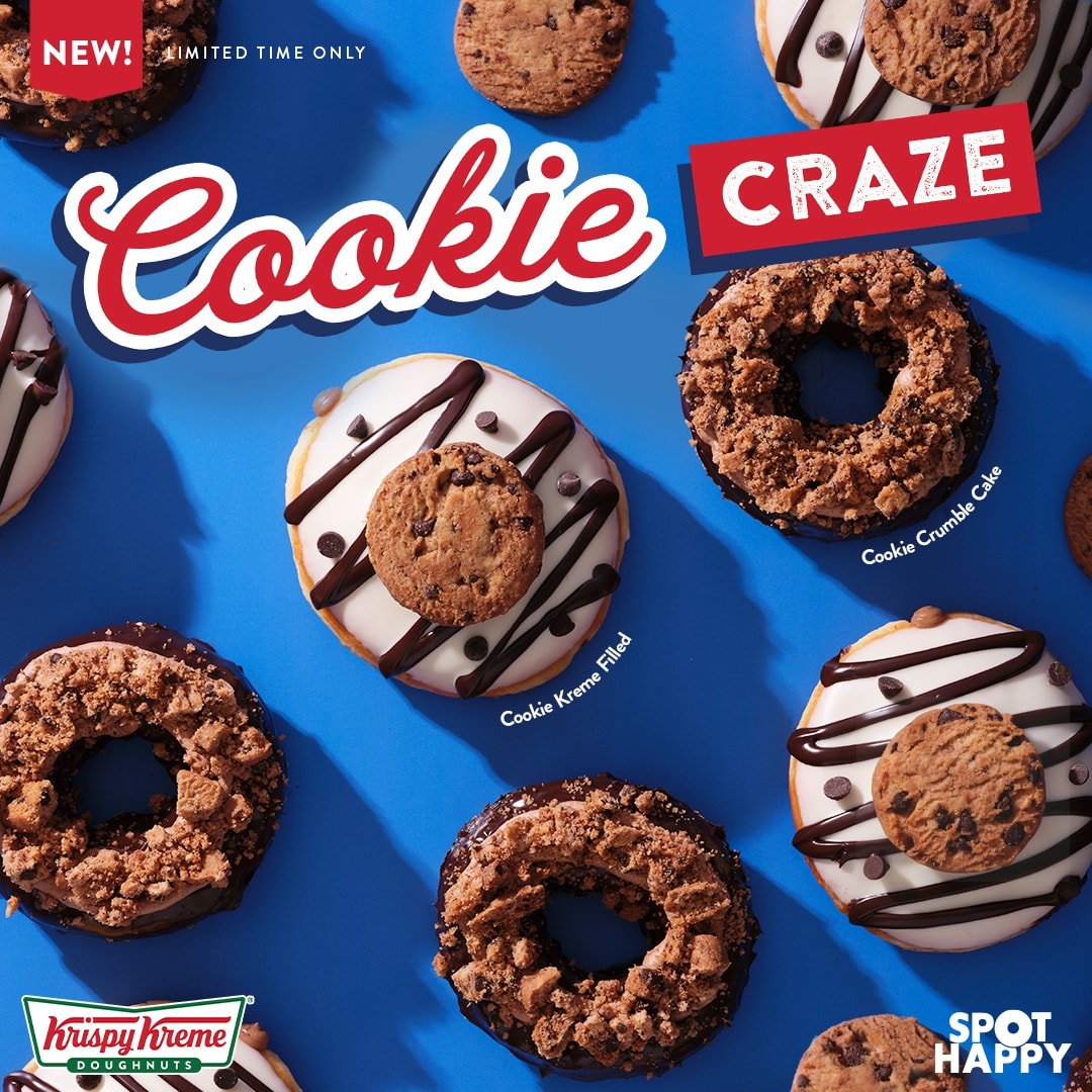 Indulge in Krispy Kreme's Cookie Craze Doughnuts ClickTheCity