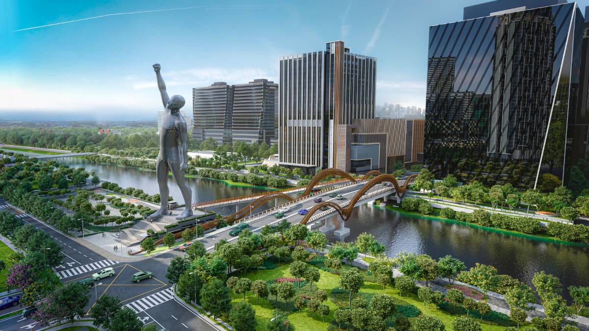 Robinsons Land Unveils One of the World’s Tallest Art Installations at