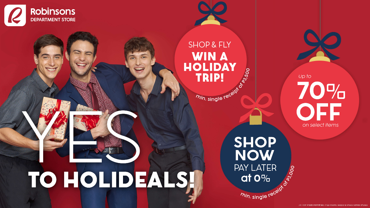 Yes! It's Christmas at Robinsons Department Store: Shop the perfect gift for you and your loved ones - Vimarsana News