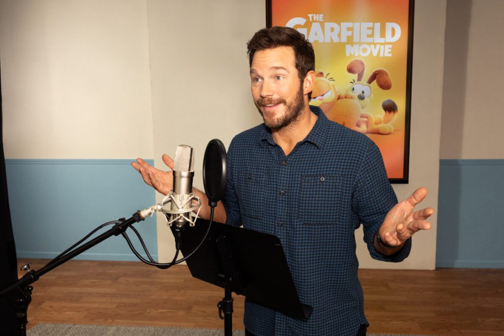 The Garfield Movie Chris Pratt studio