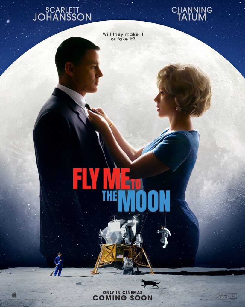 New Posters Unveiled: 'Fly Me to the Moon' Set to Illuminate Cinemas in July 2024 25 Fly Me to the Moon poster