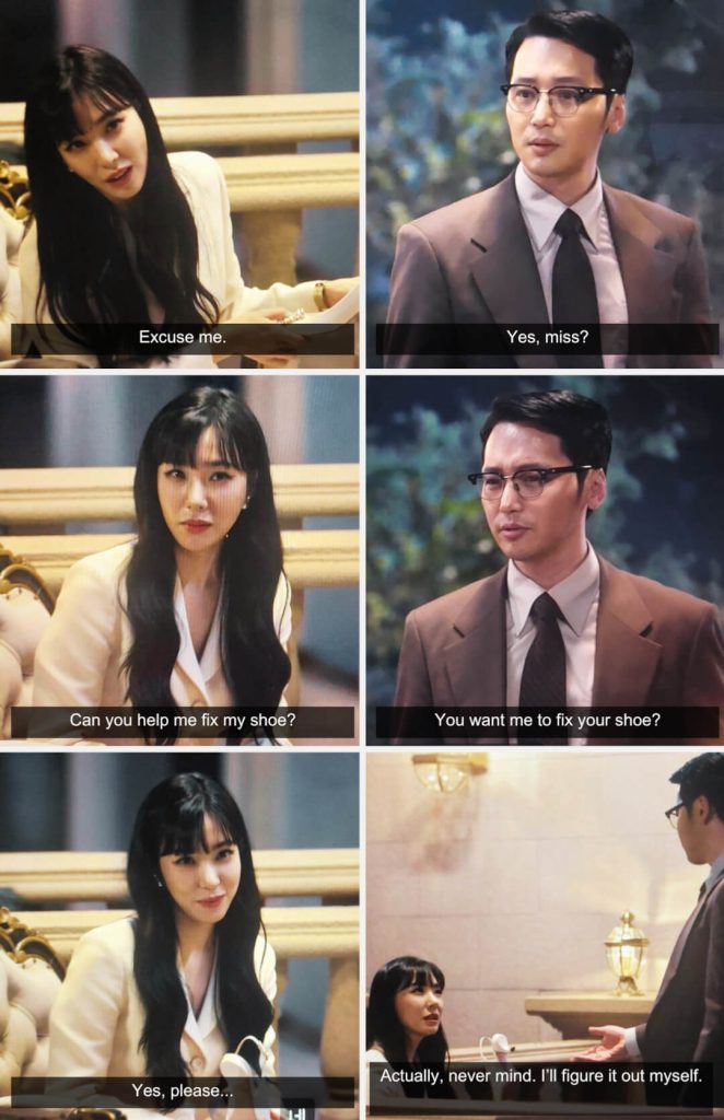 In Her Actresss Era: Tiffany Young Graces Uncle Samsik’s EP 7 as the Intriguing and Quick-Witted Rachel Jung 3 Uncle Samsik Tiffany Young x Byun Yohan