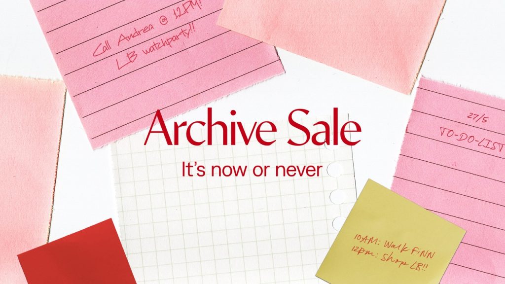 Love BonitoLove Bonito 2024 Archive Sale Desktop