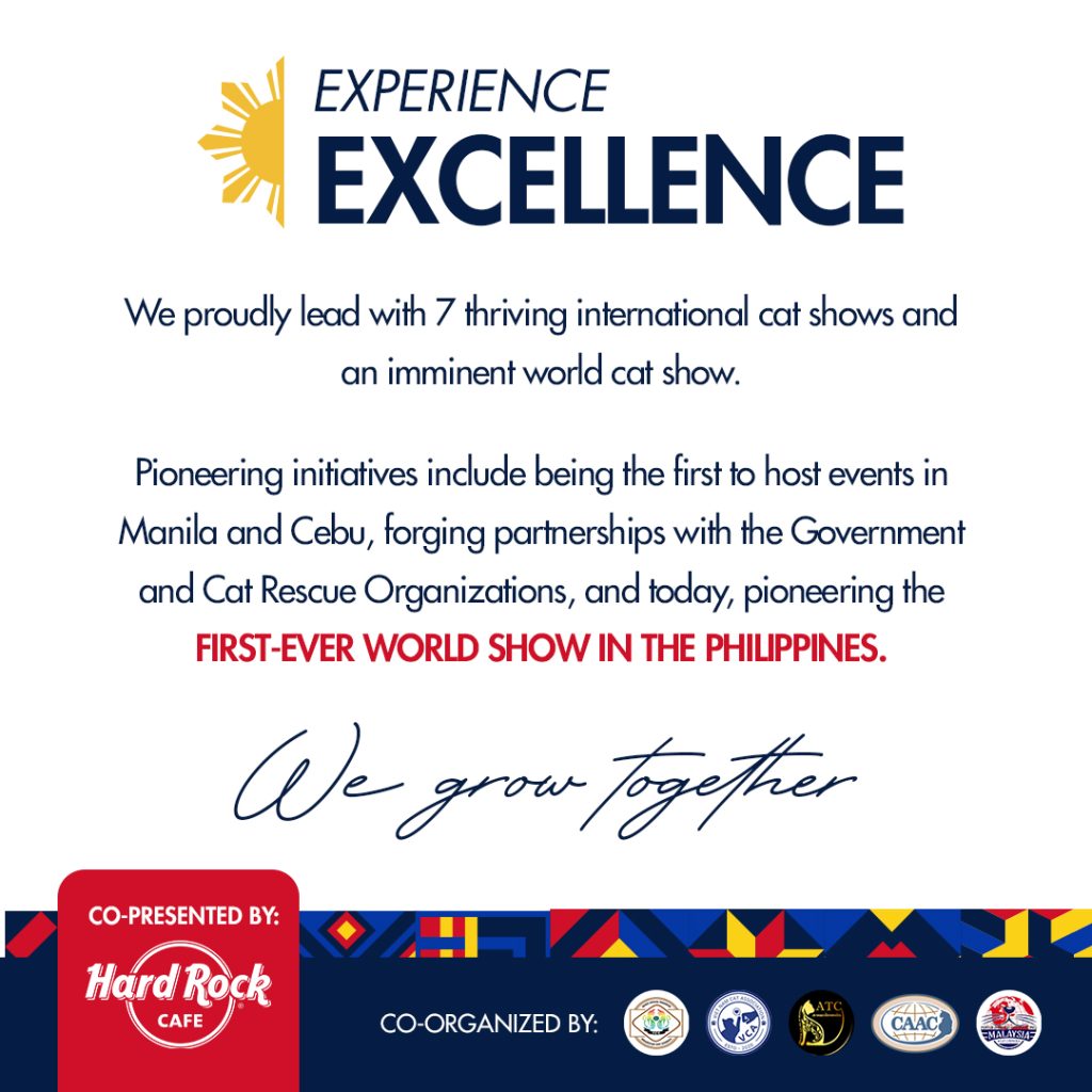 The Philippines' First World Cat Show this June 14-15 and many meow-rrrr to come by World Cat Federation (SFEPI) co-presented by Hard Rock Cafe Manila 5 The Philippines First World Cat Show this June 14 15 1