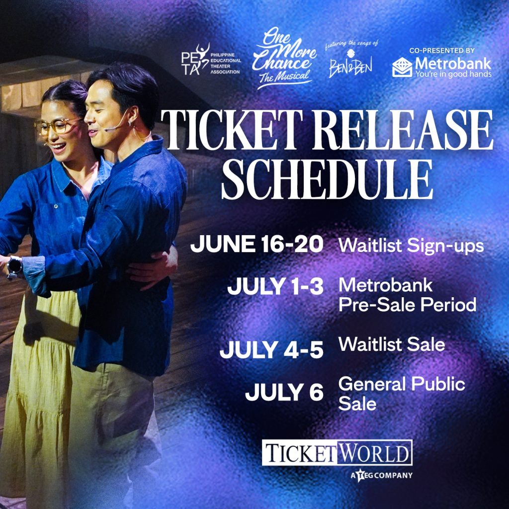 OMC Ticket Release Schedule