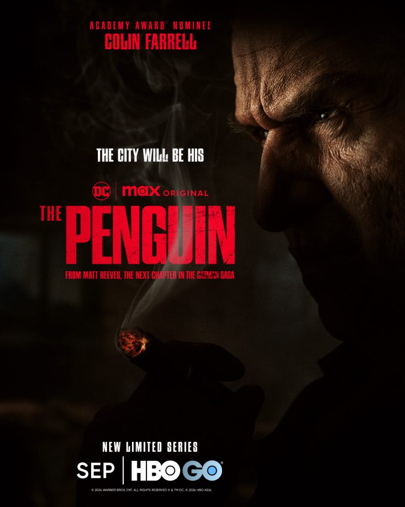 WATCH: Max Releases The Official Second Teaser For 'The Penguin', Starring Colin Farrell 21 HBO GO The Penguin Key Art Coming this September EN