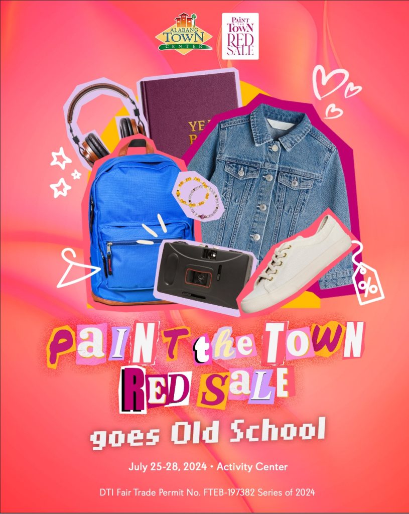 Totally Rad Deals as Alabang Town Center’s Paint the Town Red Sale Goes Old School 2 PTTR Sale Goes Old School