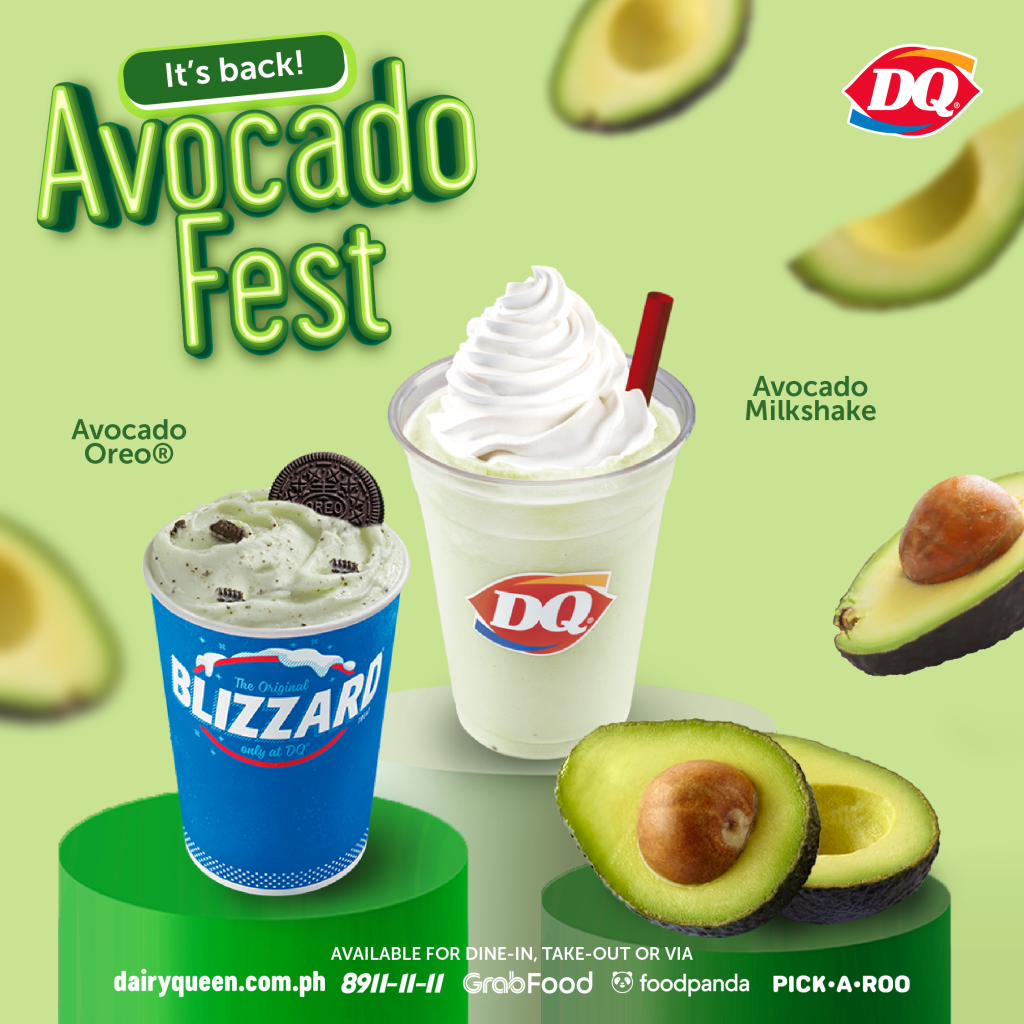 DQ's Avocado Fest is Back with 2 New Treats! 2 Avocado Fest in Square