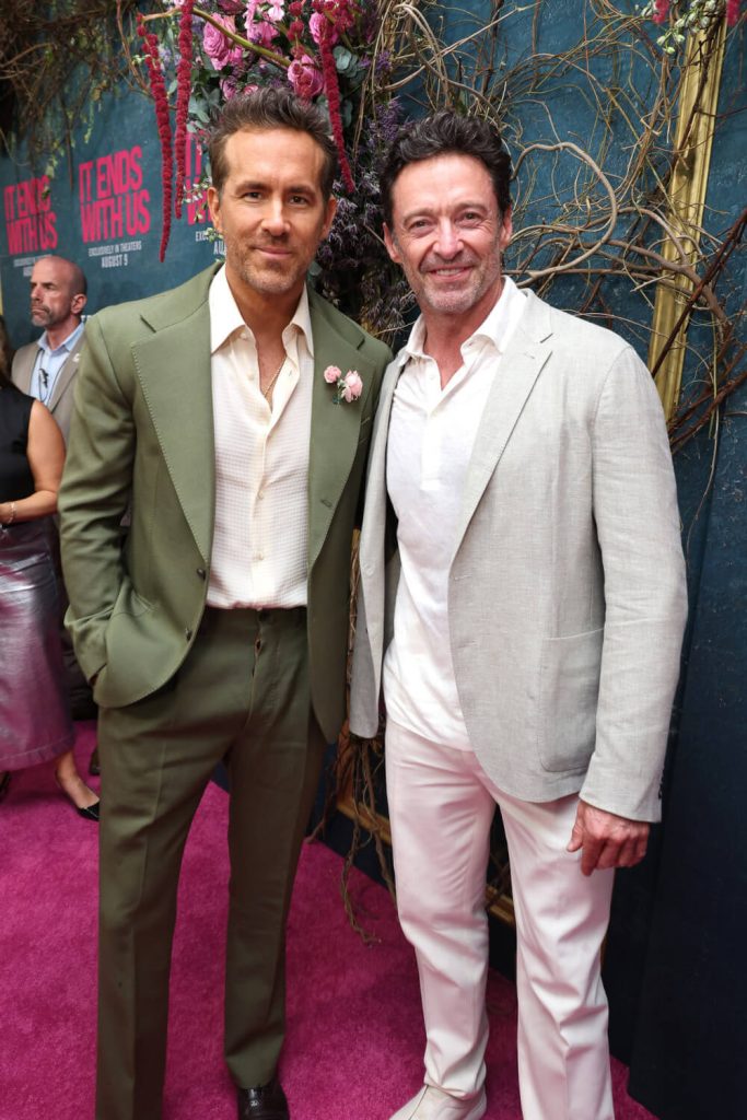 Ryan Reynolds and Hugh Jackman Crash the “It Ends With Us” NY Premiere with a Hilarious Ambush Interview of Brandon Sklenar 50 2 1
