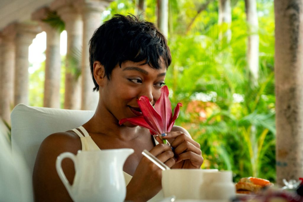 Channing Tatum Was the Only Choice for Slater King, Says Director Zoë Kravitz in "Blink Twice," Premiering August 21 2 Blink Twice Naomi Ackie