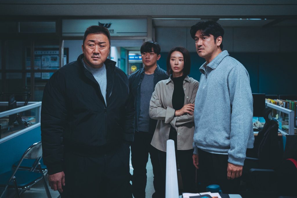 Favorite K-Actors Lead the Charge in Hyper Action-Comedy "The Roundup: Punishment" 36 TRU4P Det Team Still 02 2
