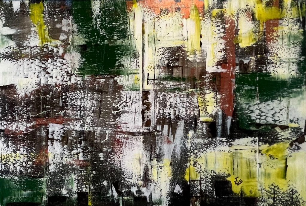 Female Narratives in Paint, on Canvas 35 PR ARTablado Her Art Her Story Melancholy Fields by Yam Tamayo
