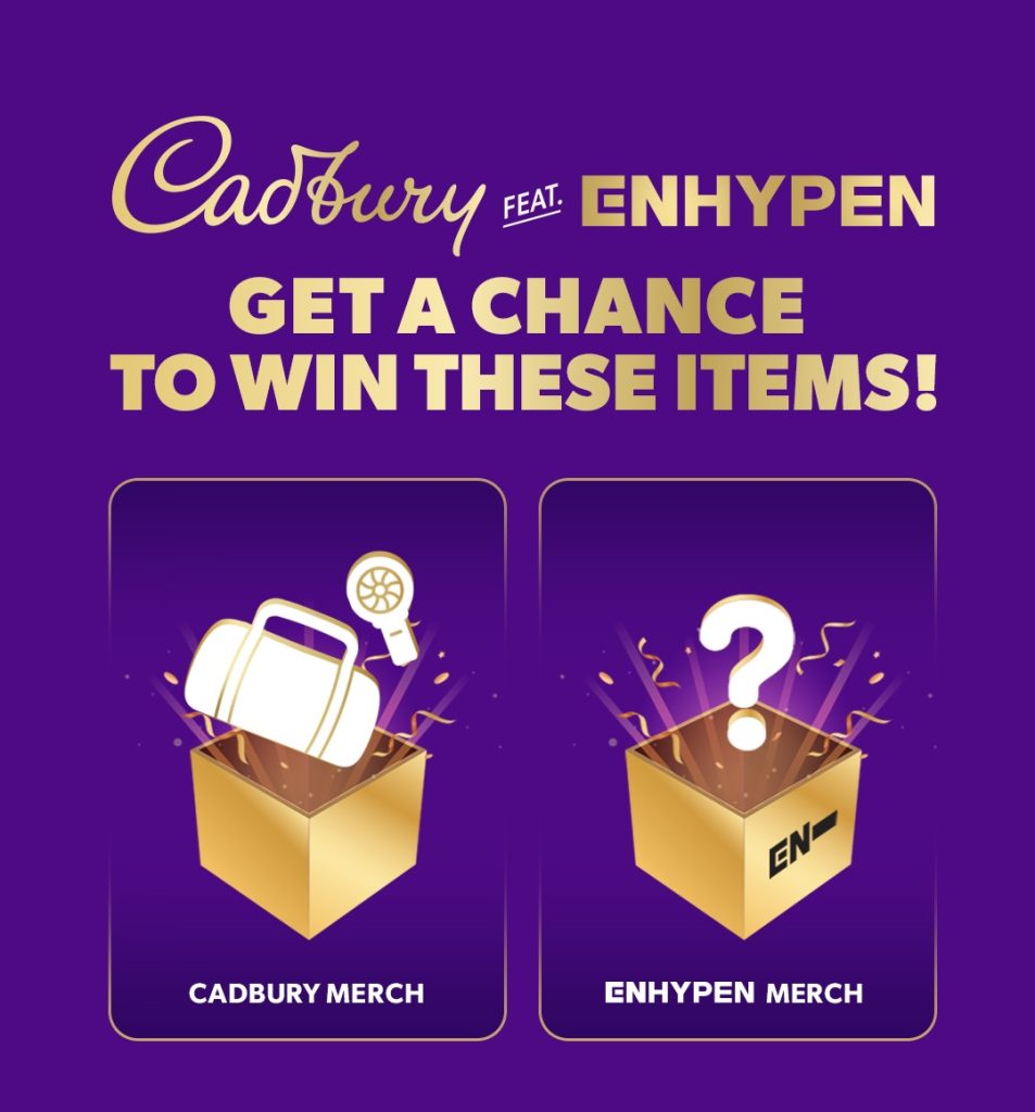 Fall In Love with Chocolate Like Never Before with Cadbury and ENHYPEN 2 Weekly Prizes