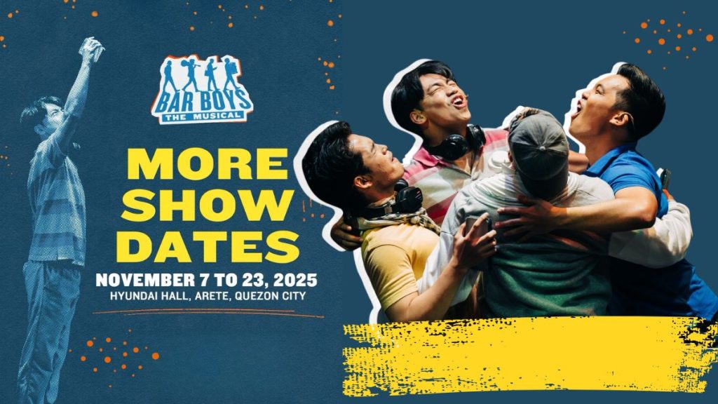 Bar Boys The Musical October to November 2025
