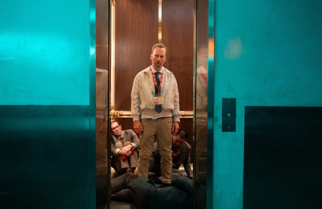 Bob Odenkirk Is Returns as Hutch in “Nobody 2” — The Explosive, Unexpected Family Vacation Movie of the Year 2 Nobody2 elevator min