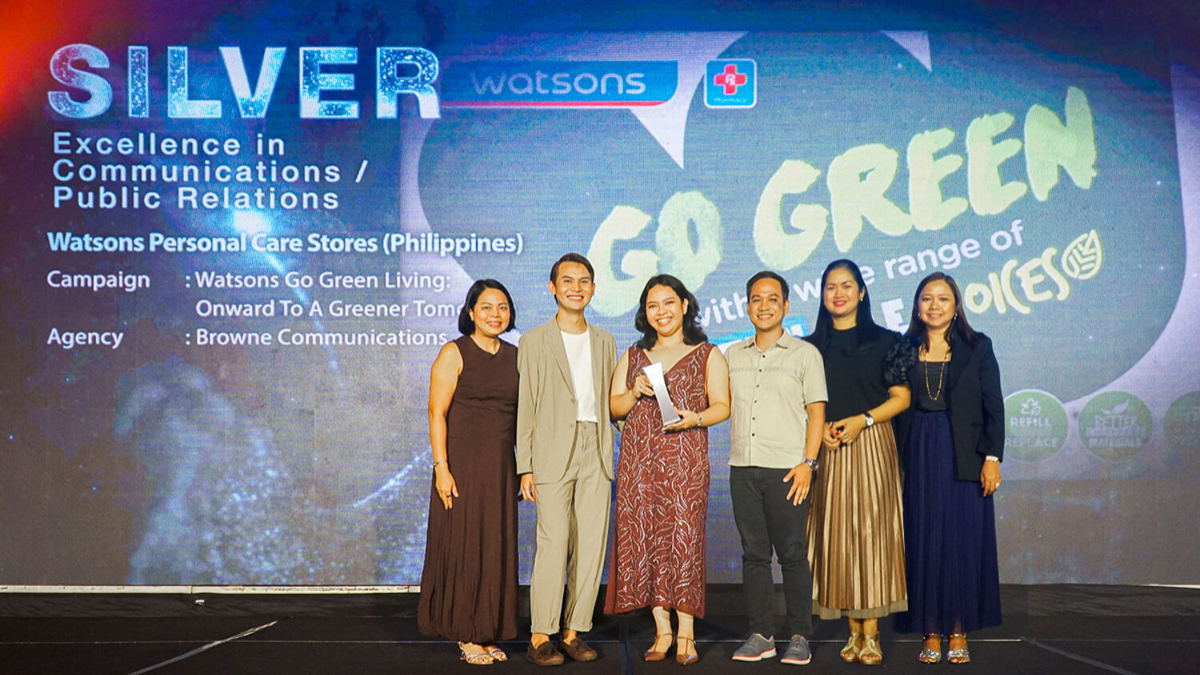 Watsons’ Go Green Living Sustainability Campaign Garners New Recognition