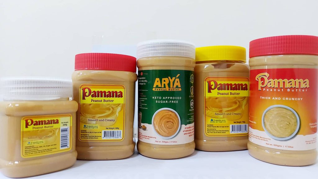 Bestselling peanut butter by Blessed Pamana Food Inc. owned by Rowena Garcia