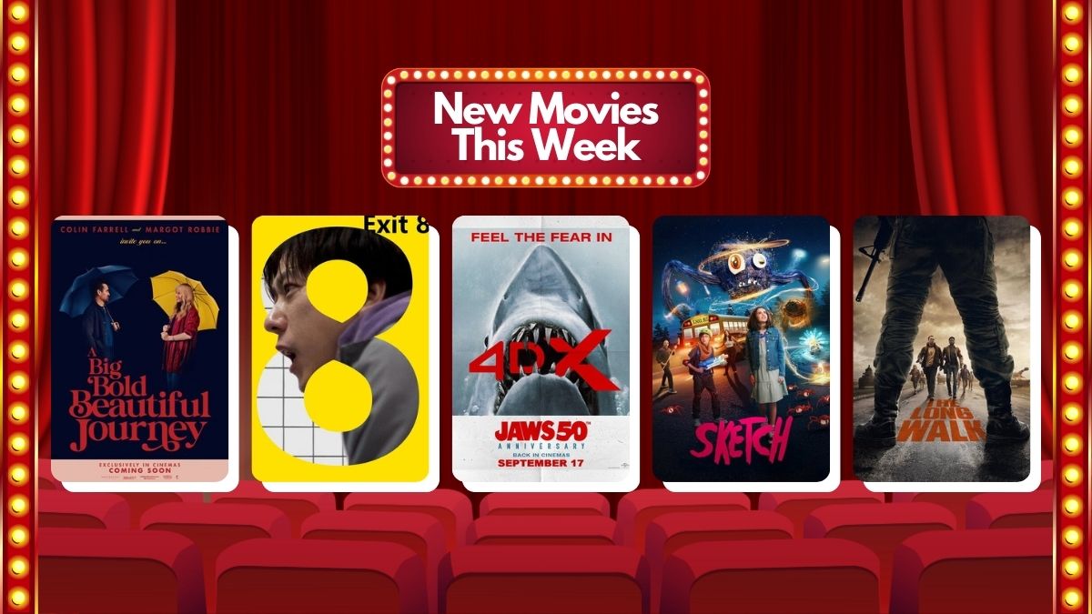 New Movies This Week: A Big Bold Beautiful Journey, Jaws 50th Anniversary, The Long Walk and More!