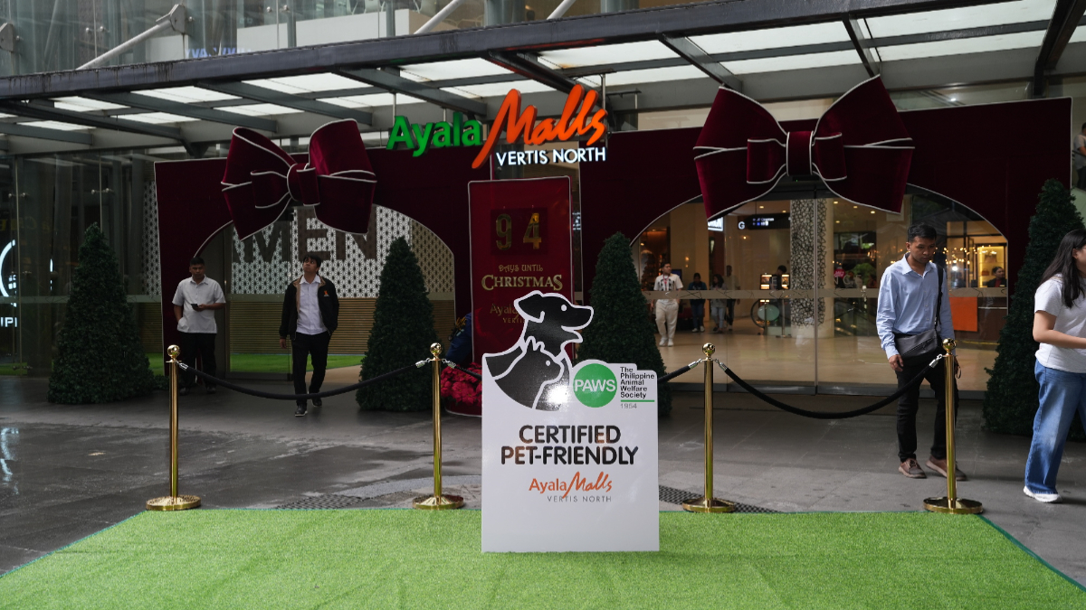 PAWS Confers Certified Pet-Friendly Seal to Ayala Malls Vertis North