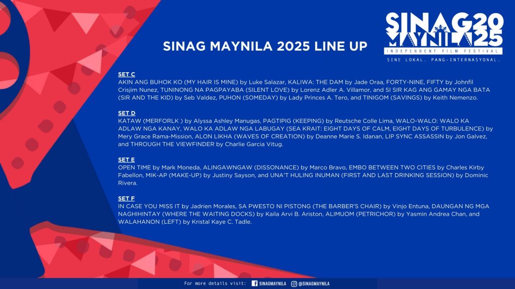 Sinag Maynila 2025 Set C