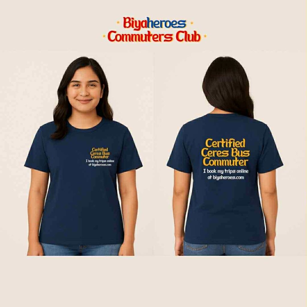 Biyaheroes x Ceres Shirt Female Model