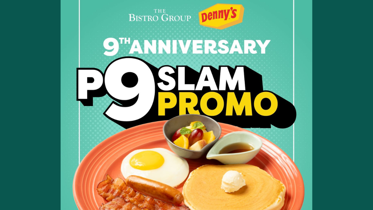 Denny’s Philippines Turns 9 with a P9 Slam Deal You Can’t Miss This October 16