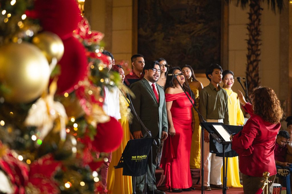 Caroling at The Lobby 1 Caroling at The Lobby