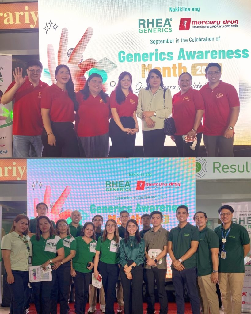 RHEA Generics Supports Generics Awareness Month with DOH and Mercury Drug 1 Rhea Generics 1